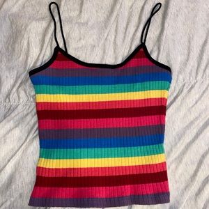 Topshop rainbow top!